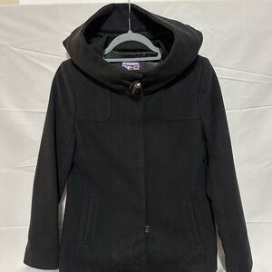 Aritzia Babaton Women's Black Hooded Coat size S
